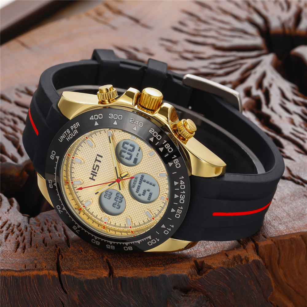 HISTI digital sports watches alarm clock, timing, date function, perfect for outdoor activities - Image 3