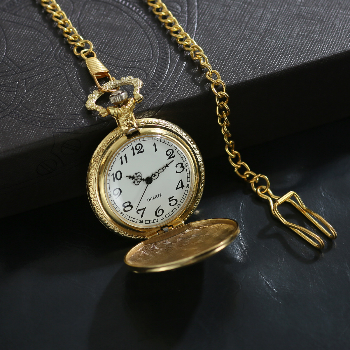 HISTI Vintage Quartz Pocket Watches Necklace Pendant Clock Chain Men's and Women's Gifts - Image 2